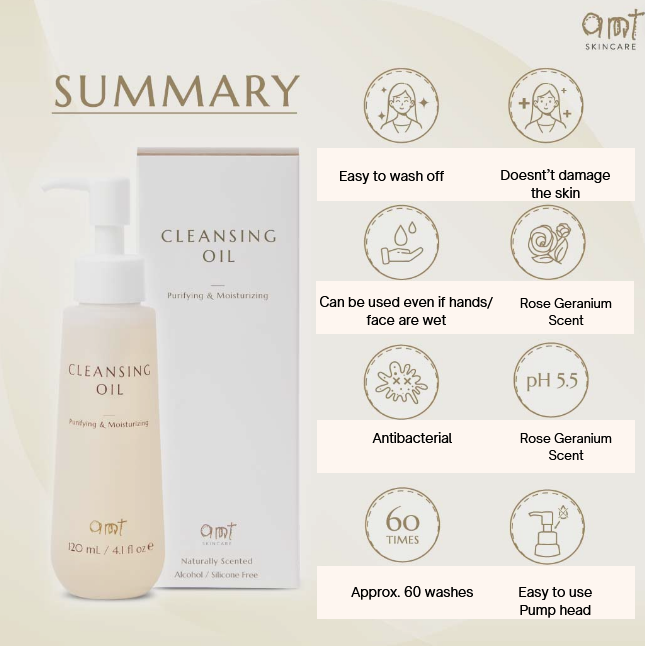 AMT Cleansing Oil - Purifying and Moisturising Thai Makeup Remover