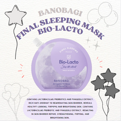 Banobagi Sleeping Mask Bio-Lacto | Glowing Skin K-Beauty