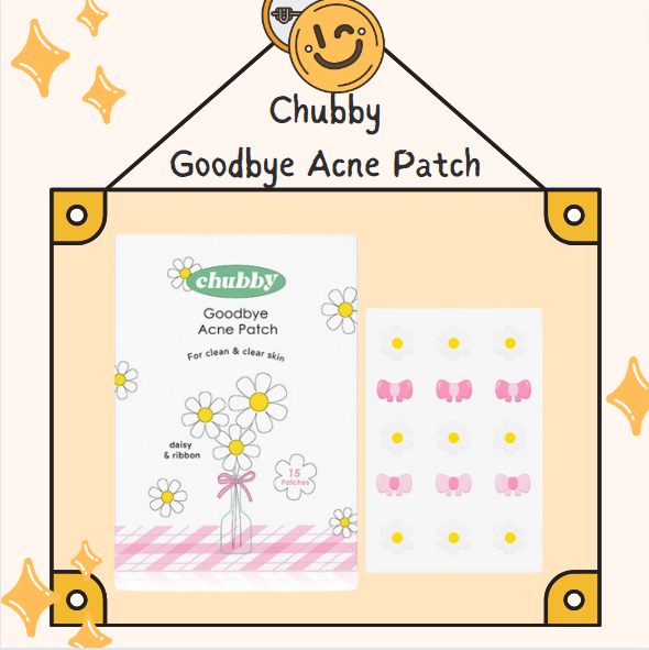 Chubby Goodbye Acne Patch Daisy & Ribbon Edition