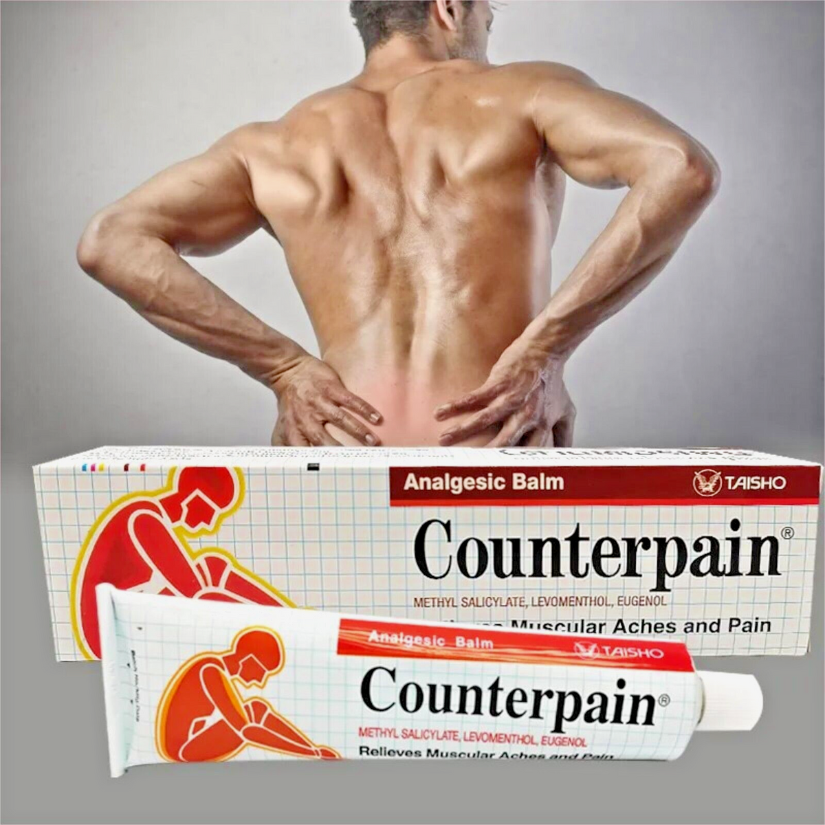 Counterpain HR, Hot Formula Analgesic Balm Relieves Muscle Aches & Stiffness