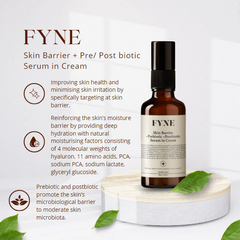 FYNE Skin Barrier + Prebiotic Postbiotic Serum in Cream