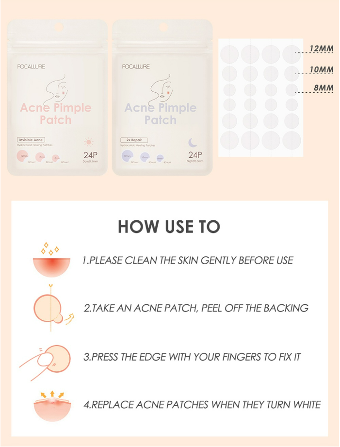 Focallure Day & Night Set Acne Pimple Patch