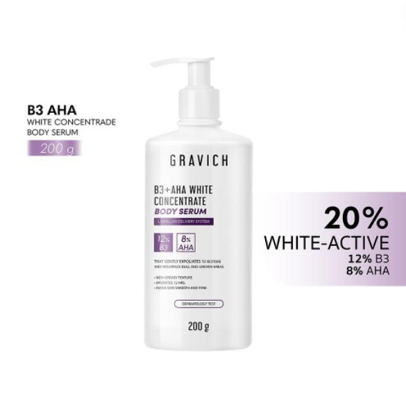 Gravich B3 AHA White Concentrate Body Serum