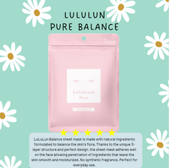 LuLuLun Pure Balance Face Mask