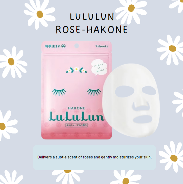 LuLuLun Rose Hakone Face Mask