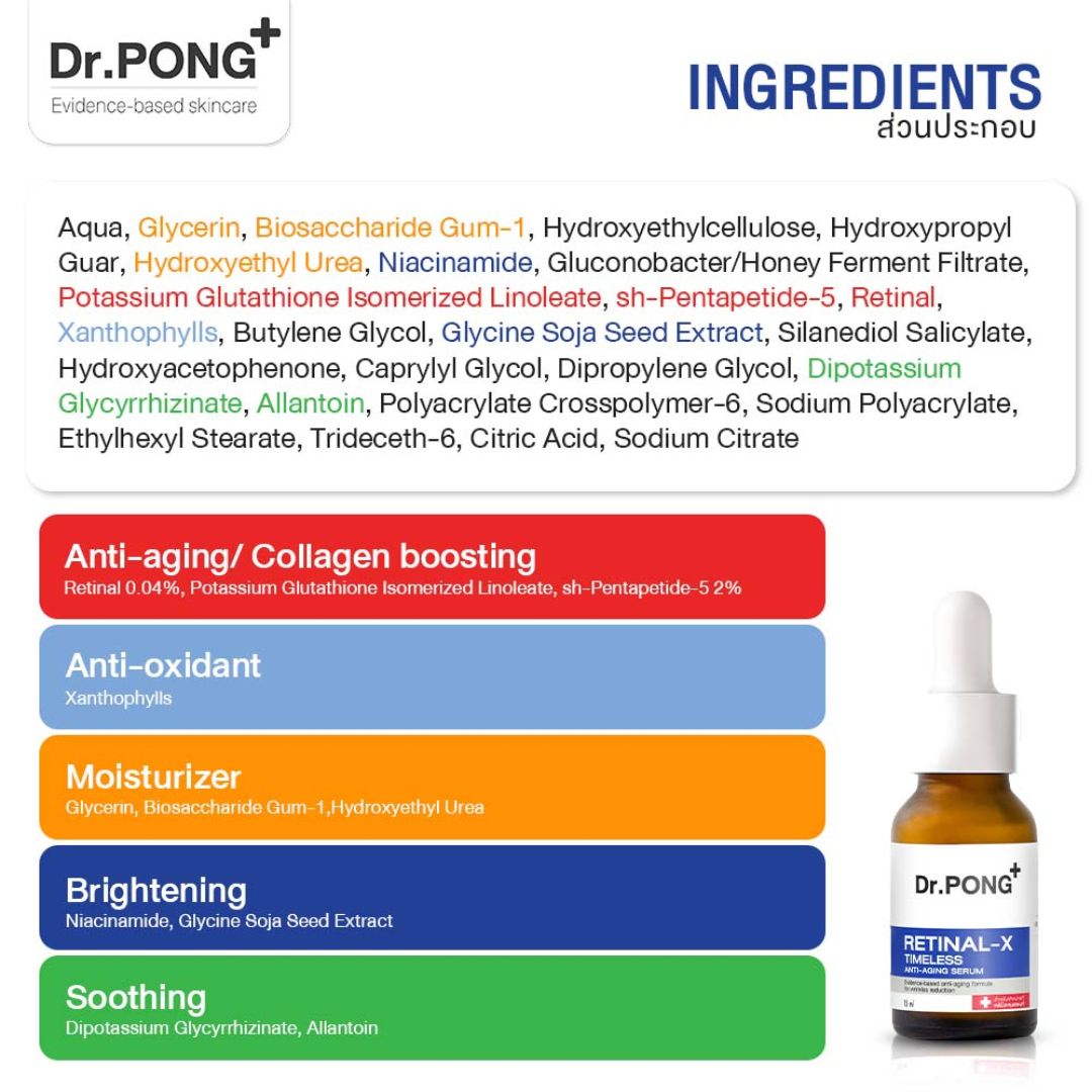 Dr.Pong Retinal-X Timeless Anti-Aging Serum