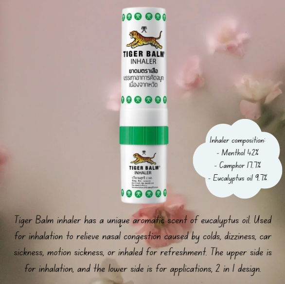 Tiger Balm Inhaler | Thai Herbal Inhaler