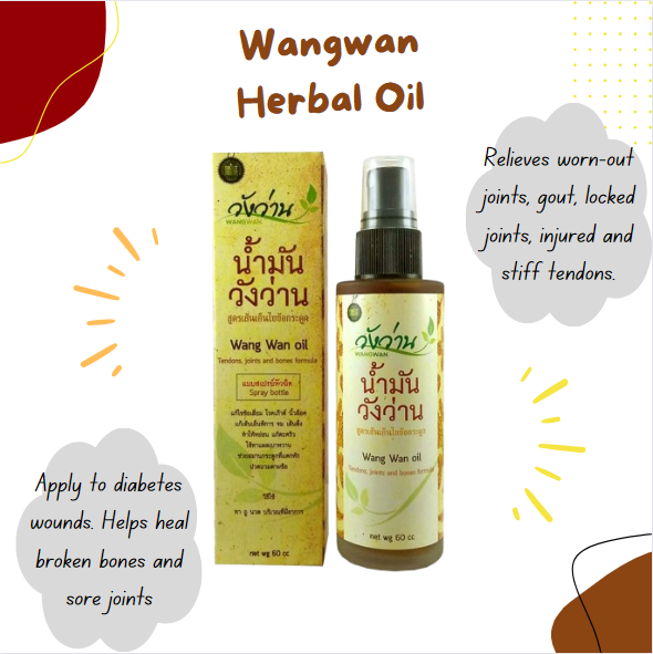 Wangwan Thai Medicated Massage Oil